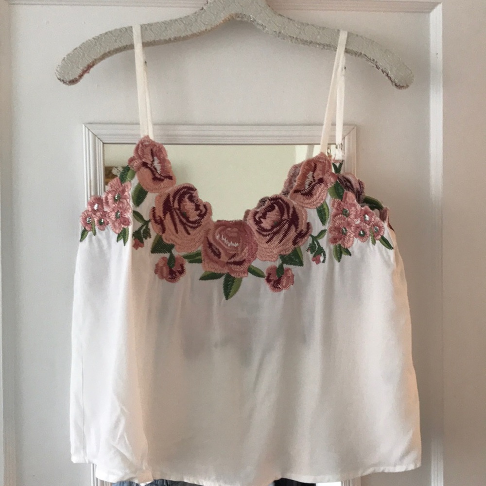 Gorgeous embroidered MUMU top